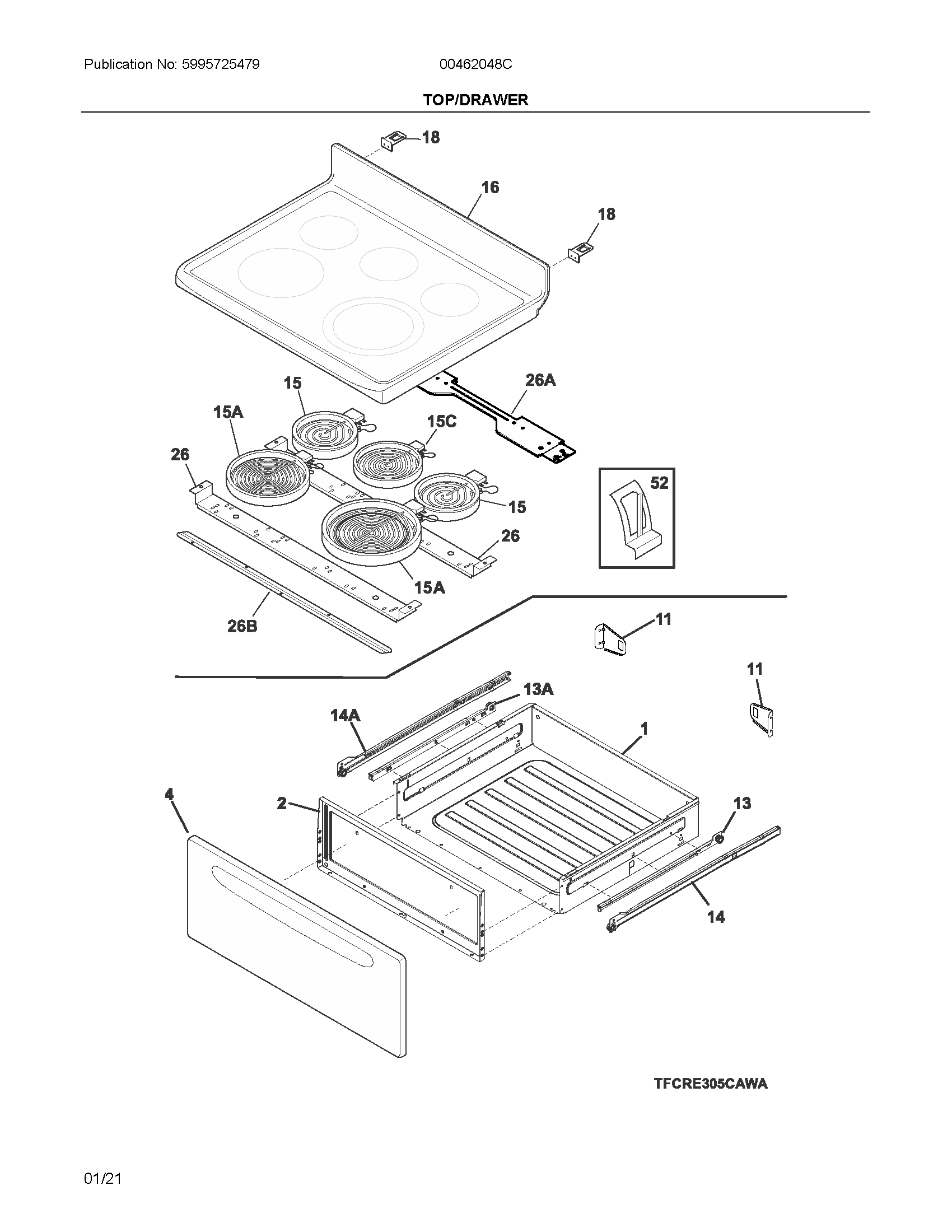 Top/drawer