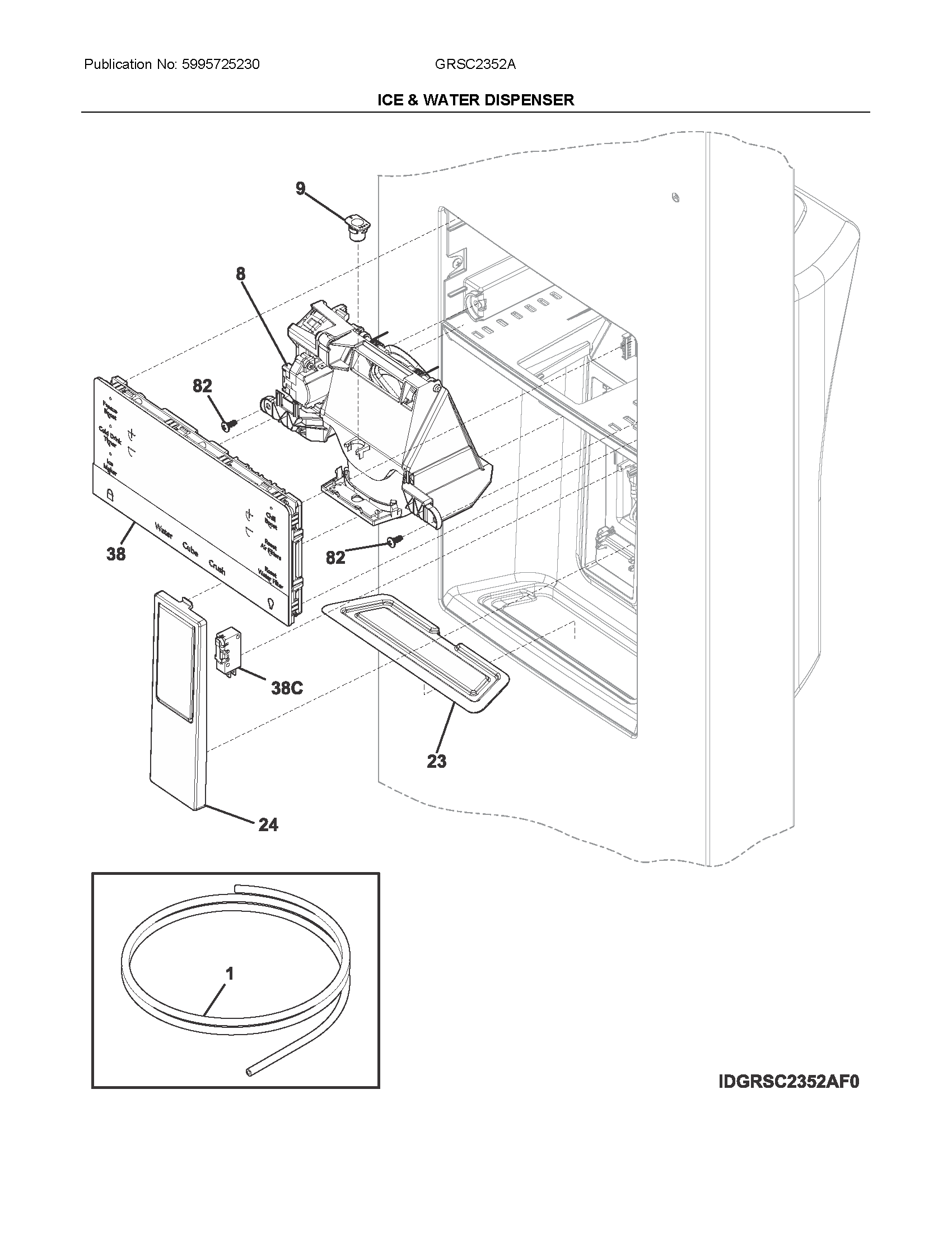 ICE & WATER DISPENSER