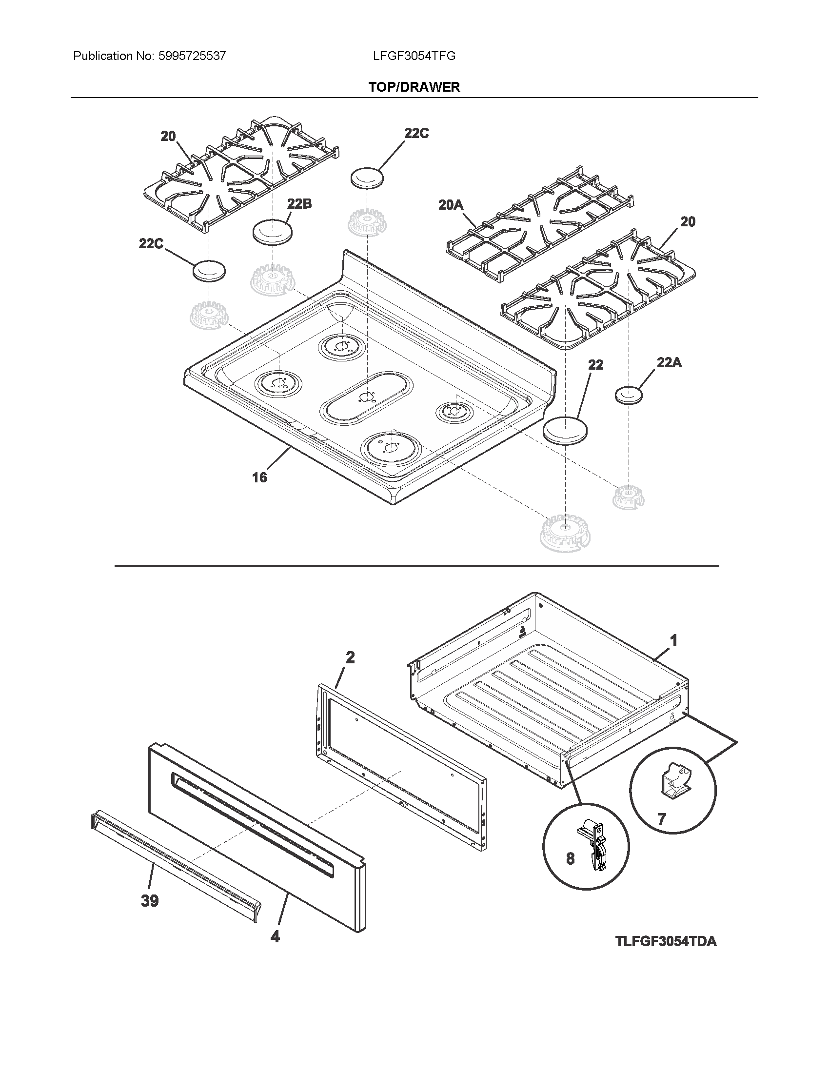 Top/drawer