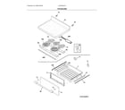 Frigidaire GCRE302CADE top/drawer diagram