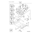 Frigidaire GCRG302LAFC burner diagram