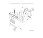 Frigidaire GCRG302LAFC door diagram