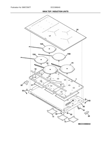 Main top/induction units