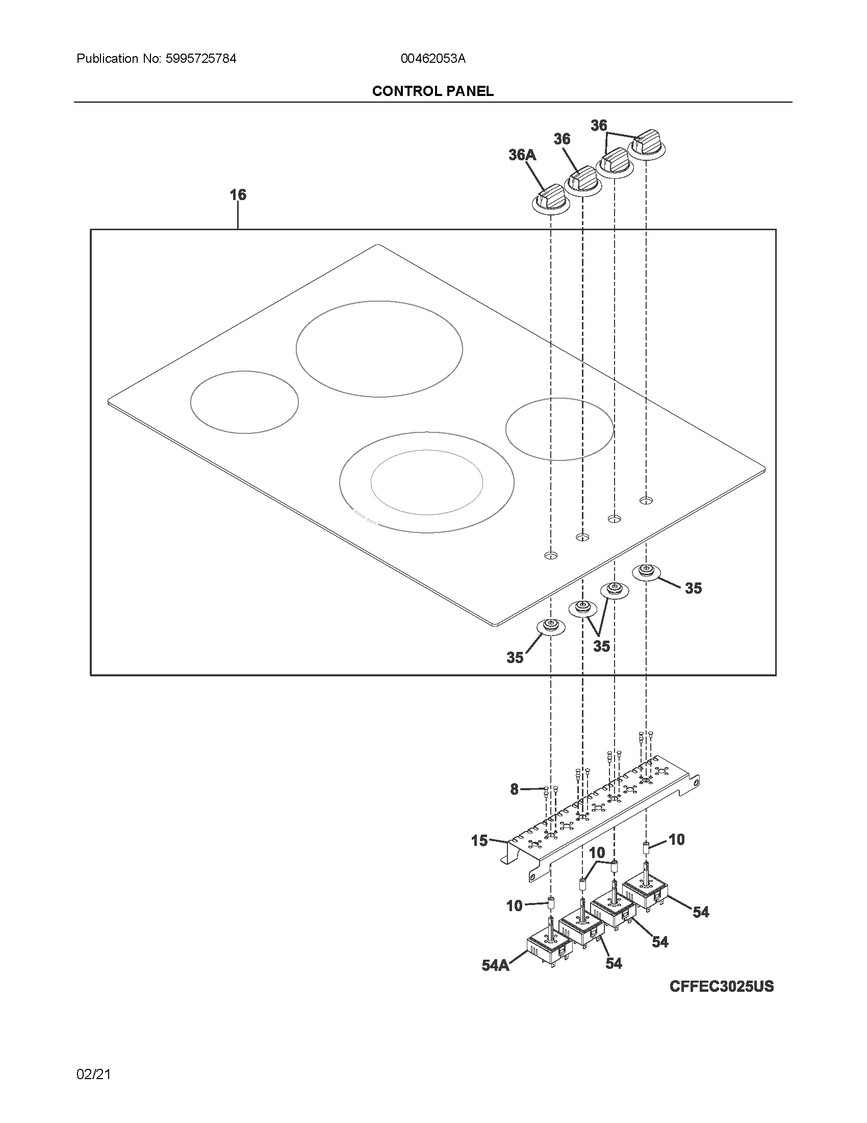 Controls/induction unit