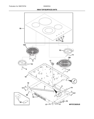 Main top/surface units