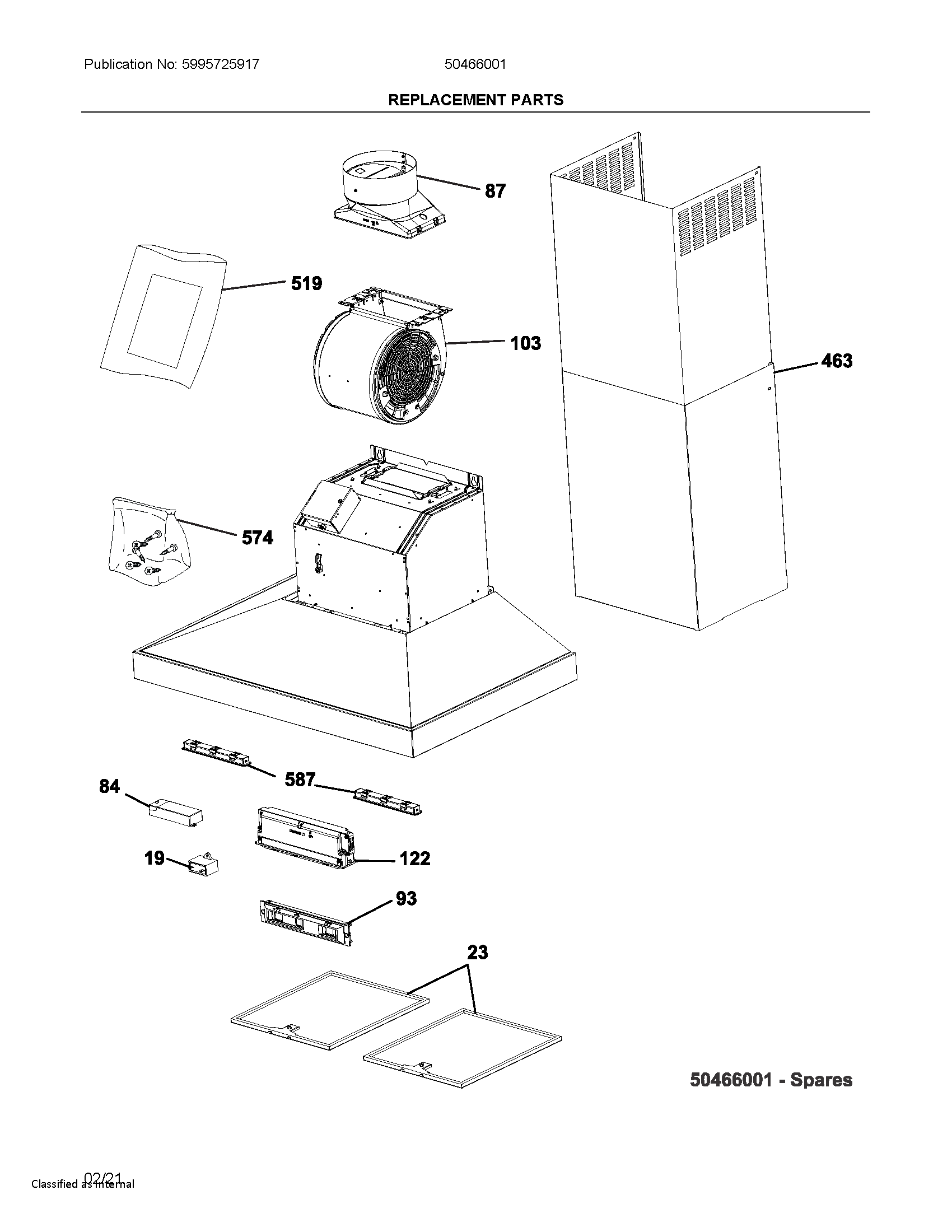 Replacement parts