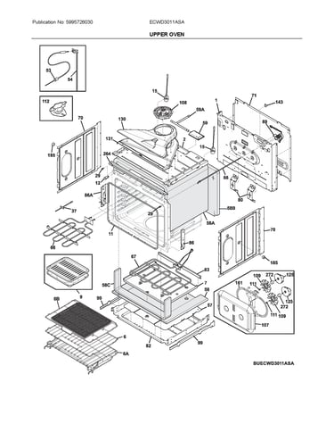 Upper oven
