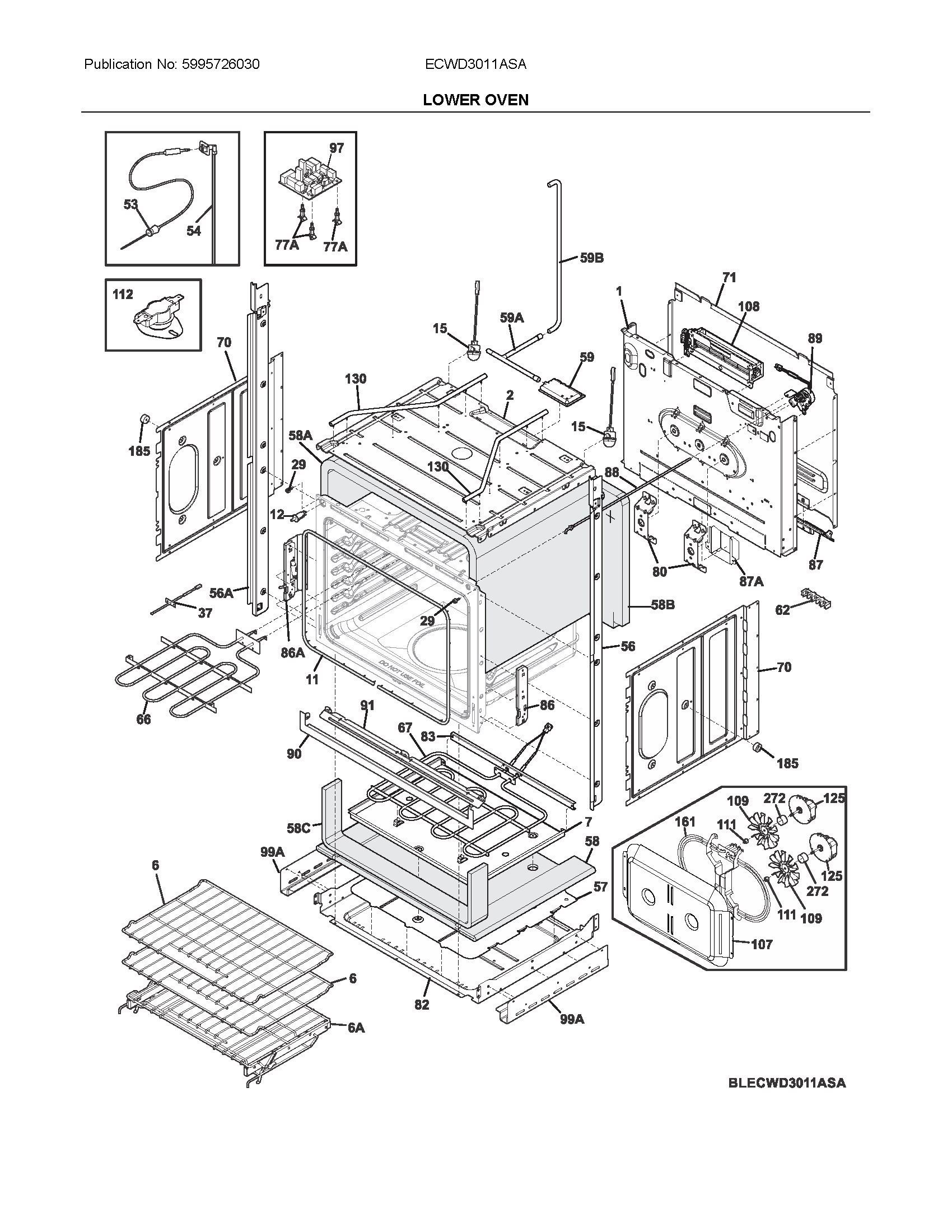 Lower oven