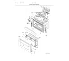 Electrolux ECFI3668ASA door / cooling-venting diagram