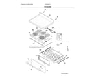 Frigidaire GCRE306CAFF top/drawer diagram