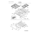 Frigidaire PCFG3078AFB top/drawer diagram