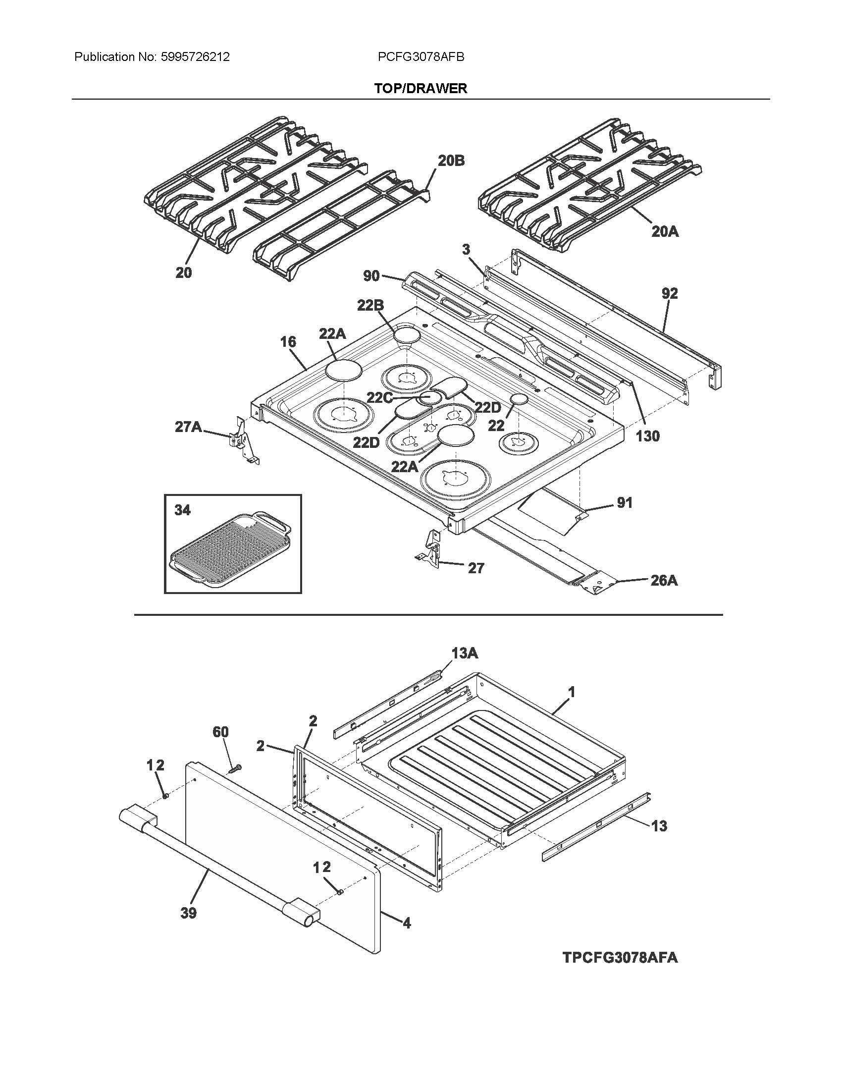 Top/drawer