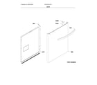 Frigidaire FDSH4501AS1A door diagram