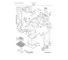 Frigidaire CFEF3054TDG body diagram