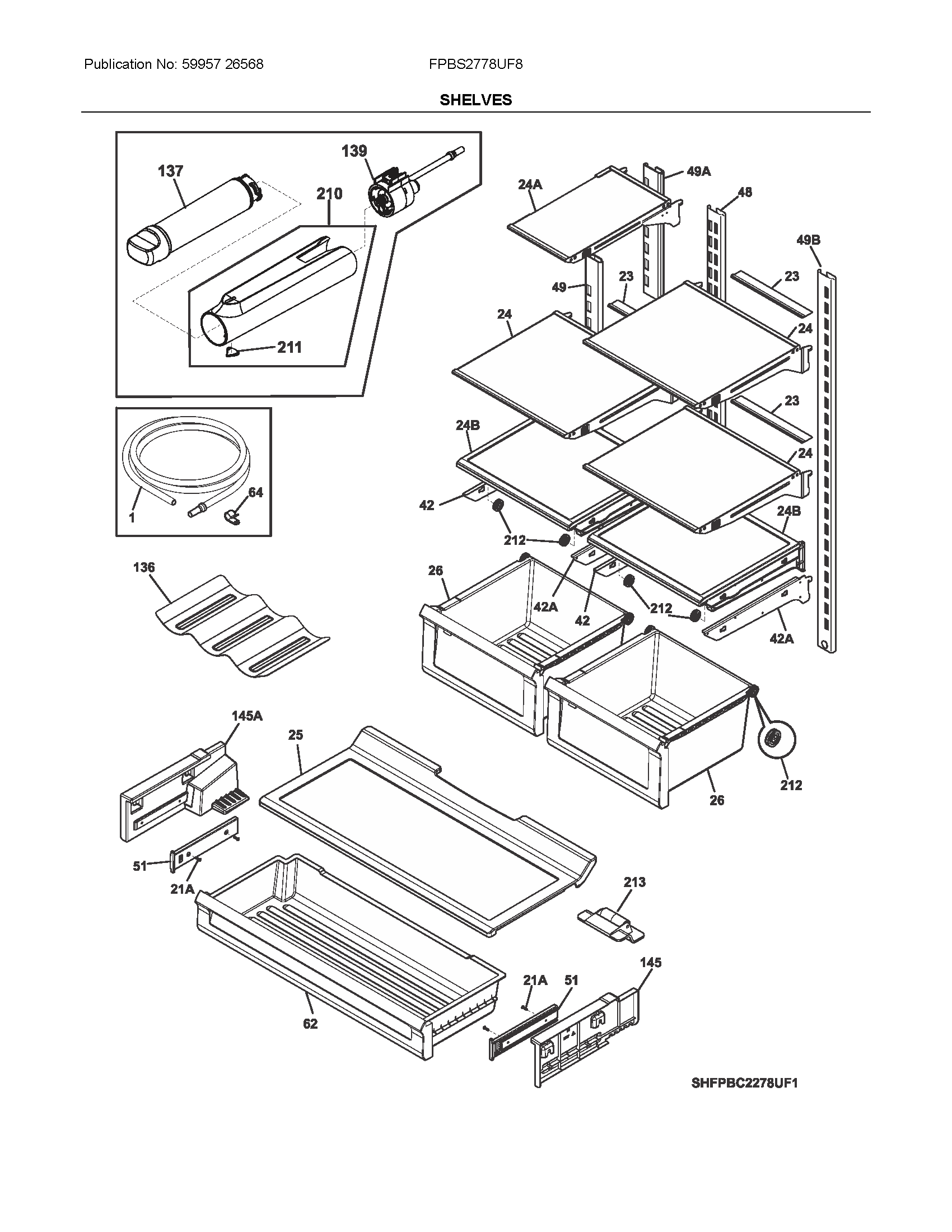 SHELVES