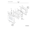 Frigidaire FCRE3052ABF door diagram