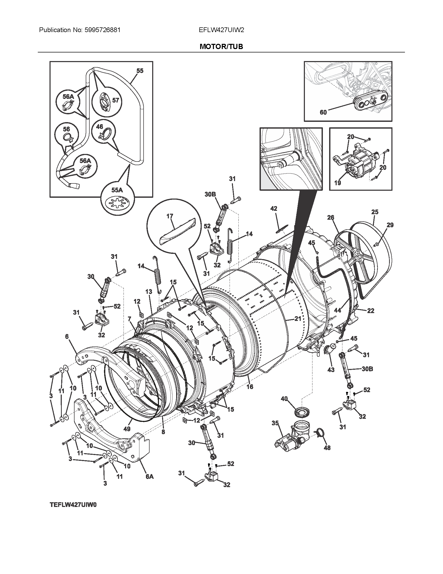 Motor/tub