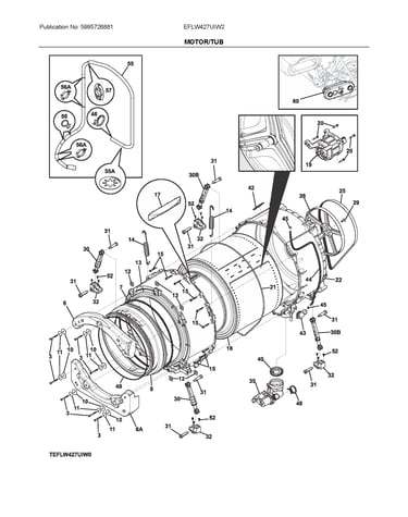Motor/tub