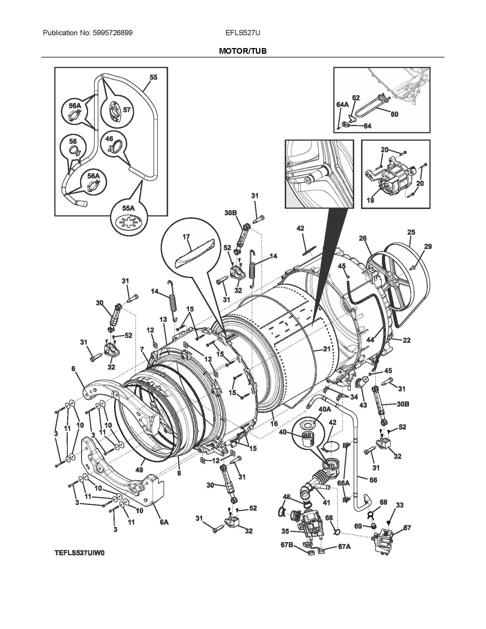 Motor/tub