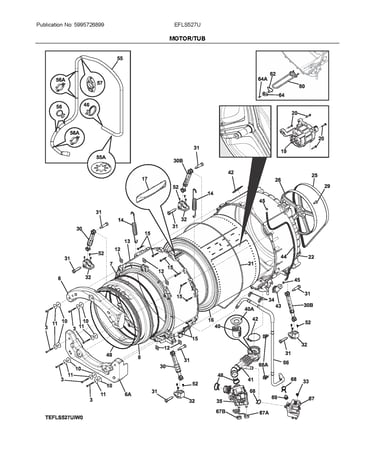 Motor/tub