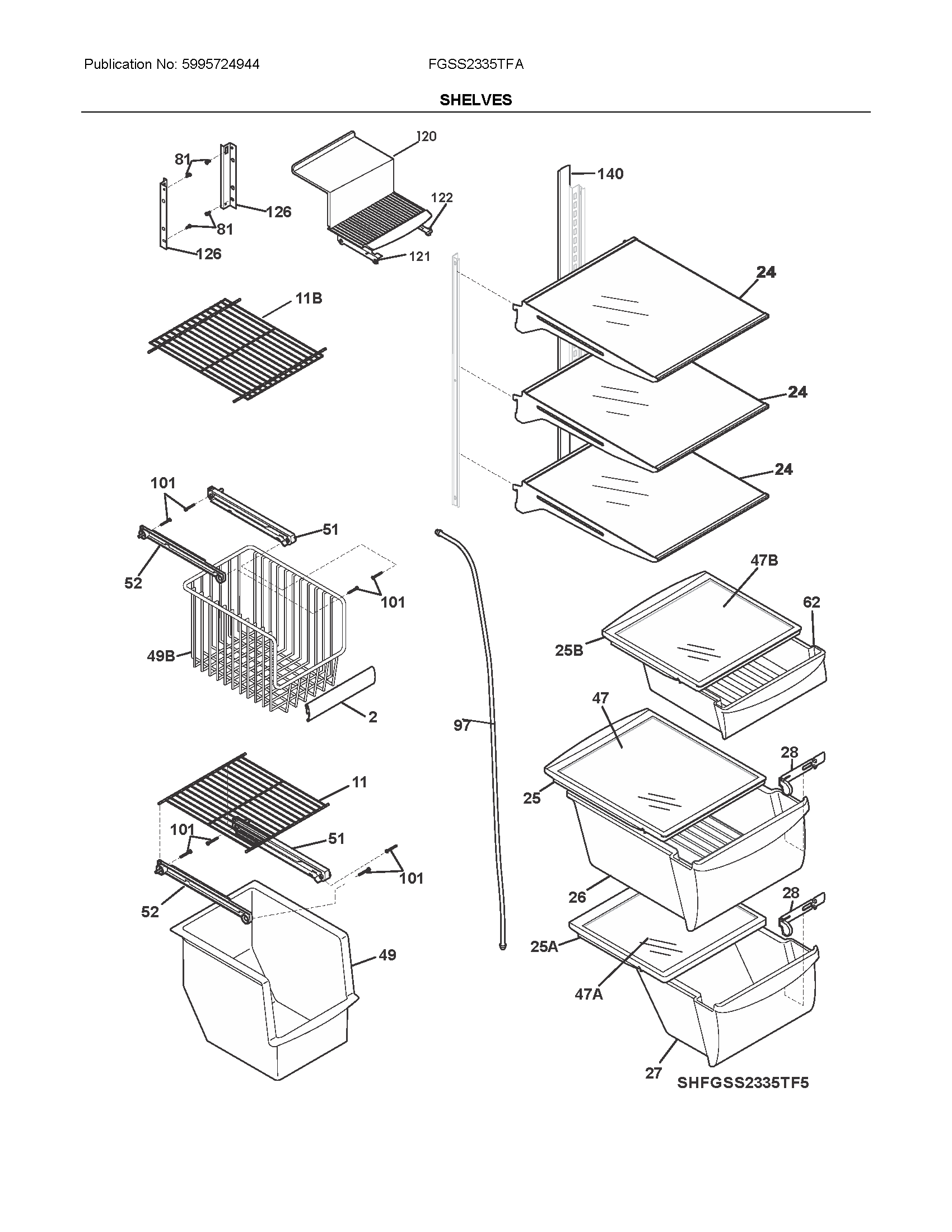 Shelves