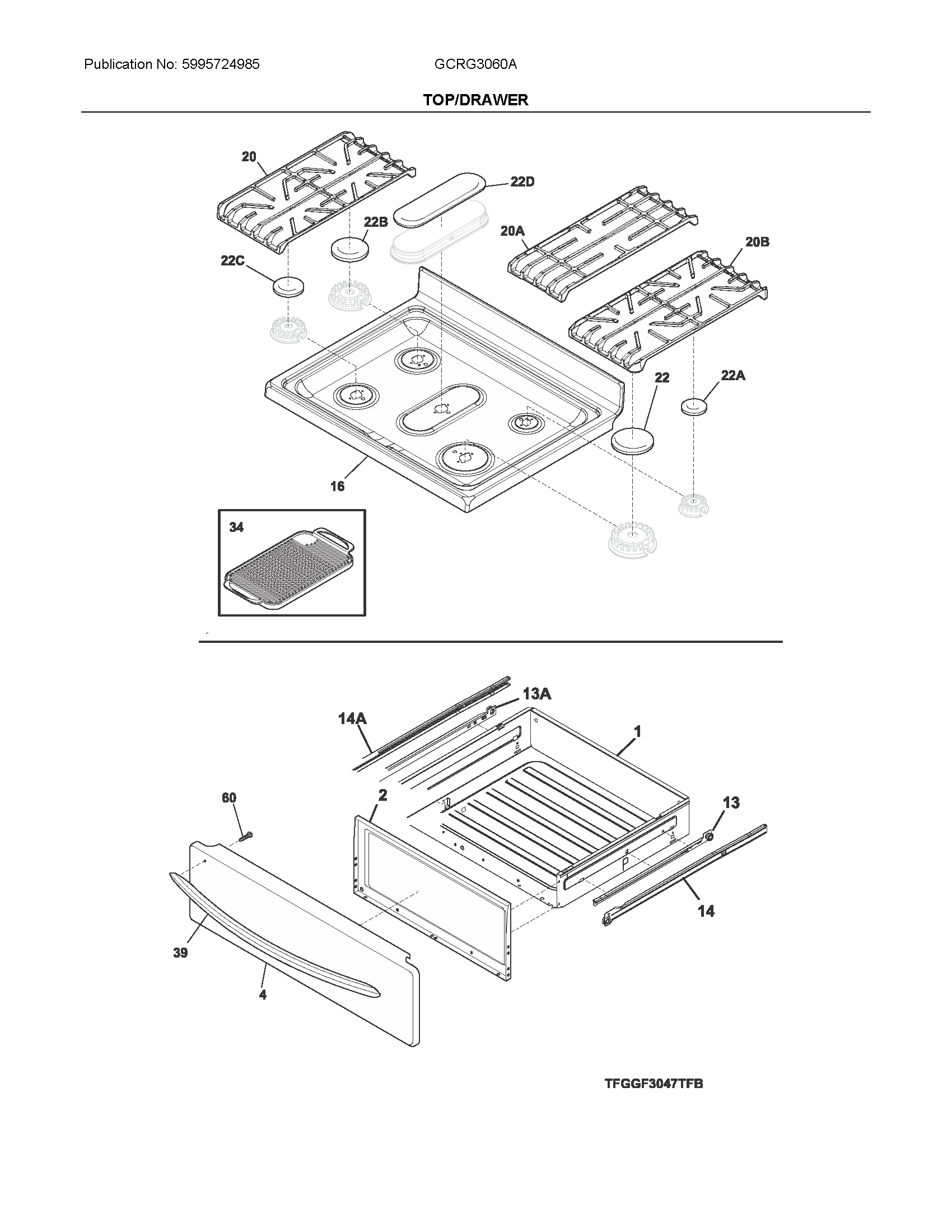 Top/drawer