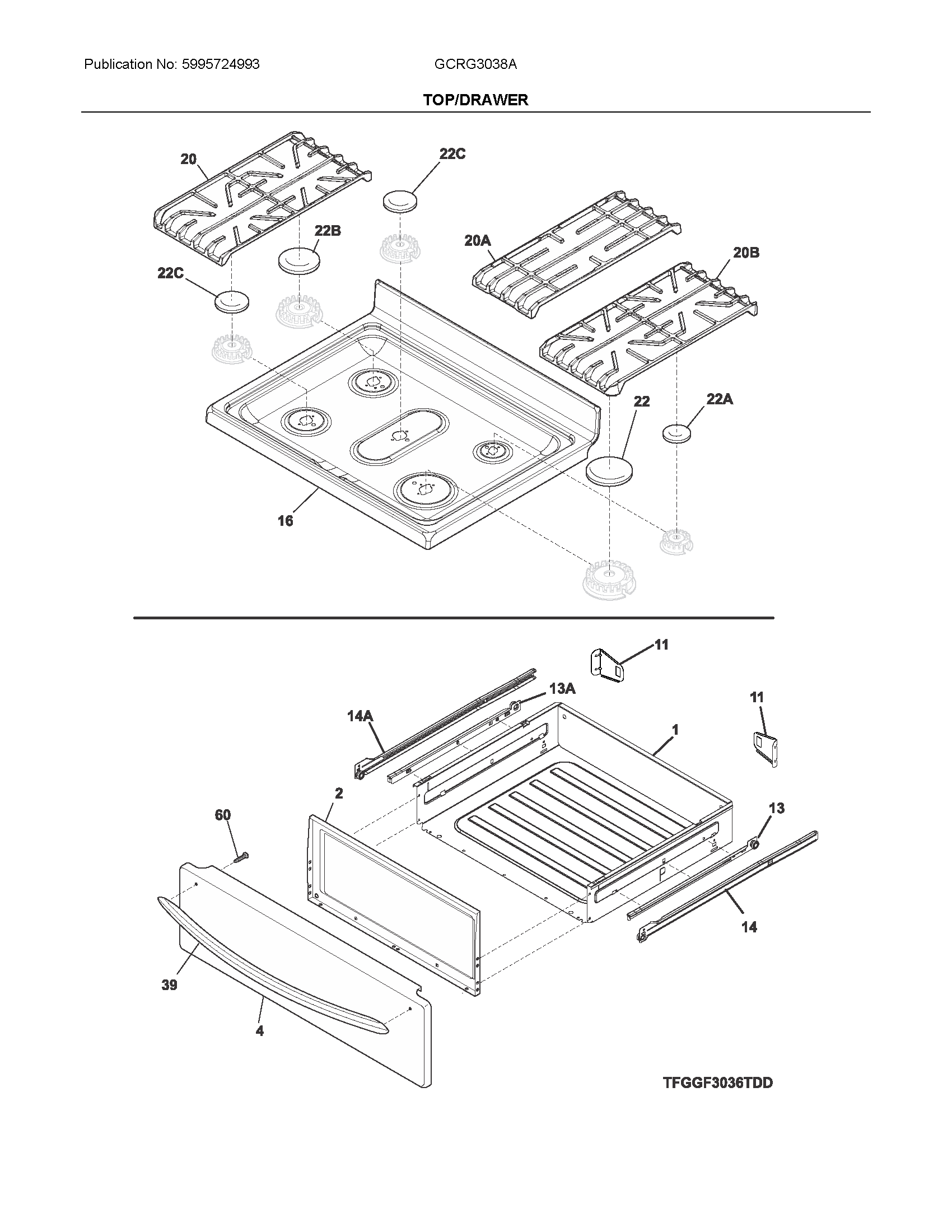 Top/drawer