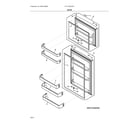 Frigidaire FFHT2045VB1 doors diagram