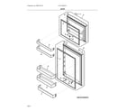 Frigidaire FGHT2055VF1 doors diagram