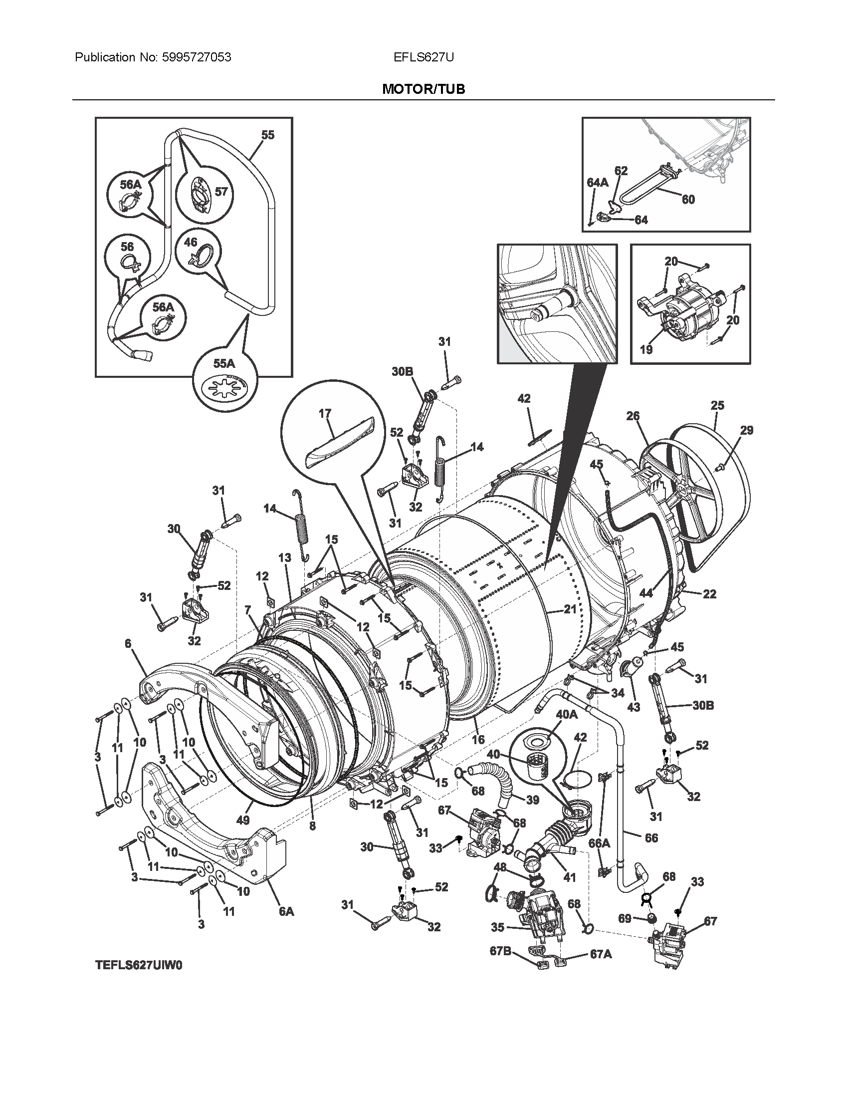 Motor/tub
