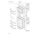 Frigidaire FFTR1821TSD door diagram