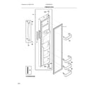 Frigidaire FRSS2623AS1 freezer door diagram