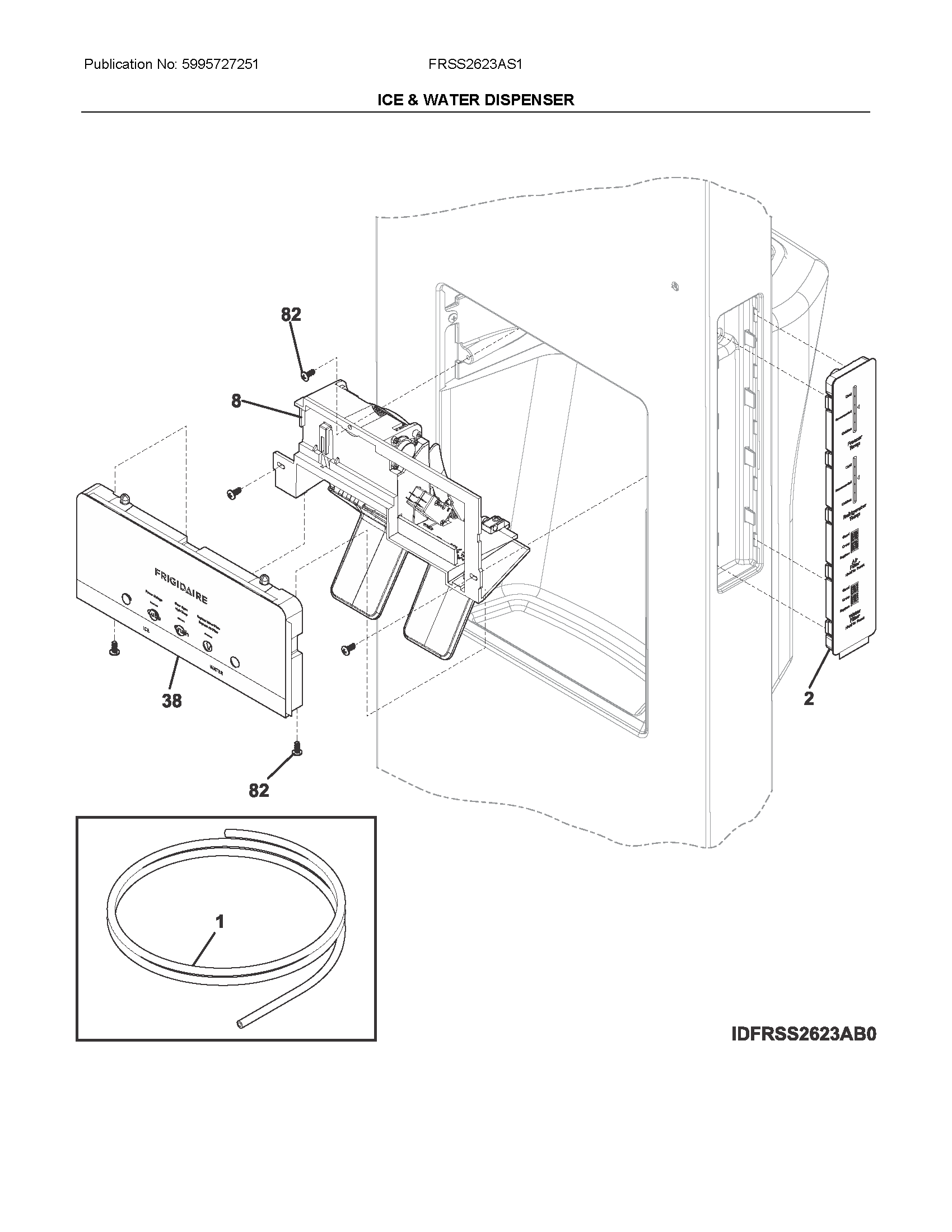 ICE & WATER DISPENSER