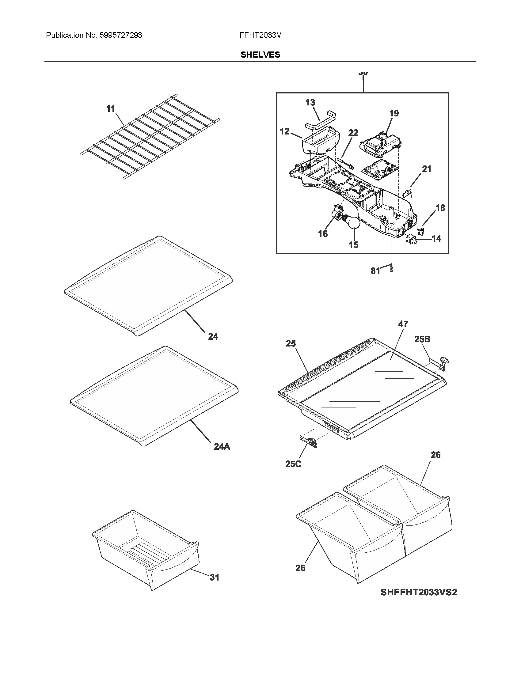 SHELVES