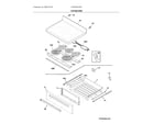 Frigidaire FCRE305CASF top/drawer diagram