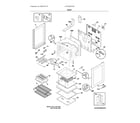 Frigidaire LFEF3054TDM body diagram