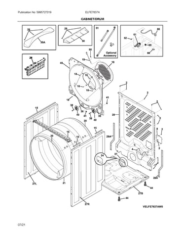 Cabinet/drum