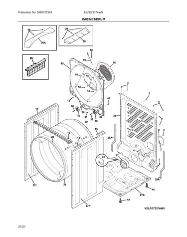 Cabinet/drum