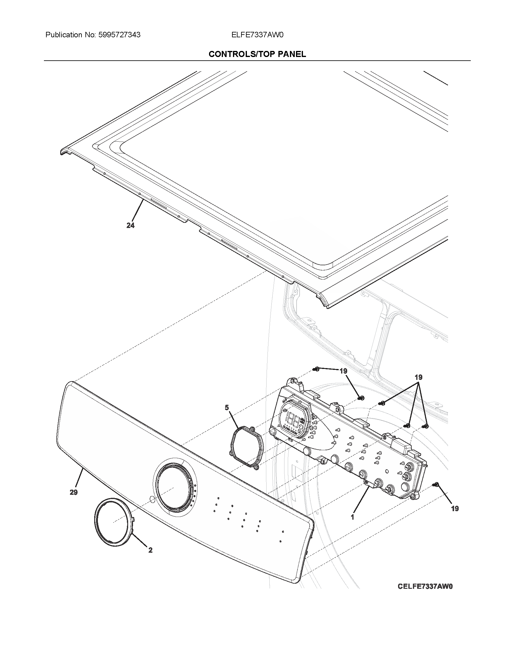 Controls/top panel