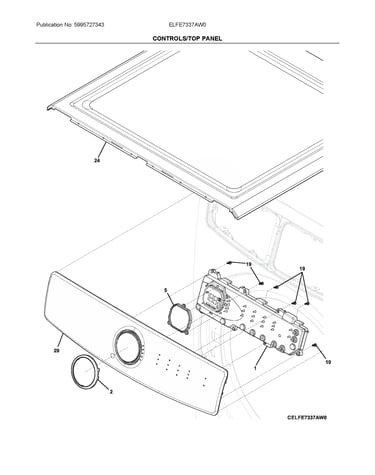 Controls/top panel
