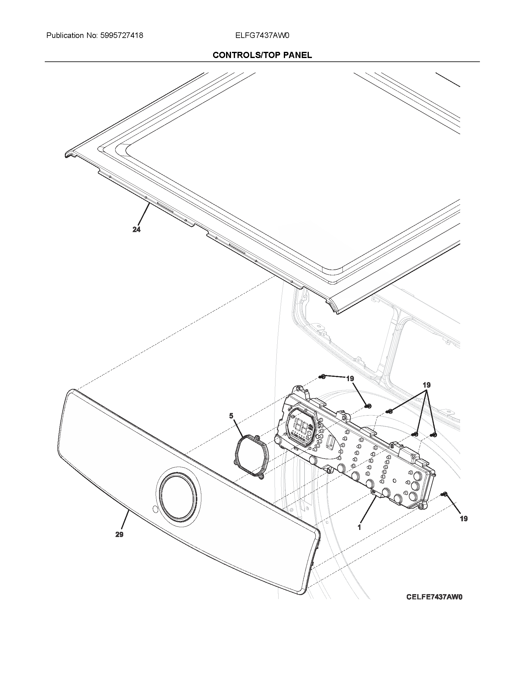 Controls/top apnel
