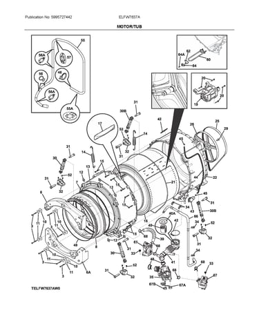 Motor/tub