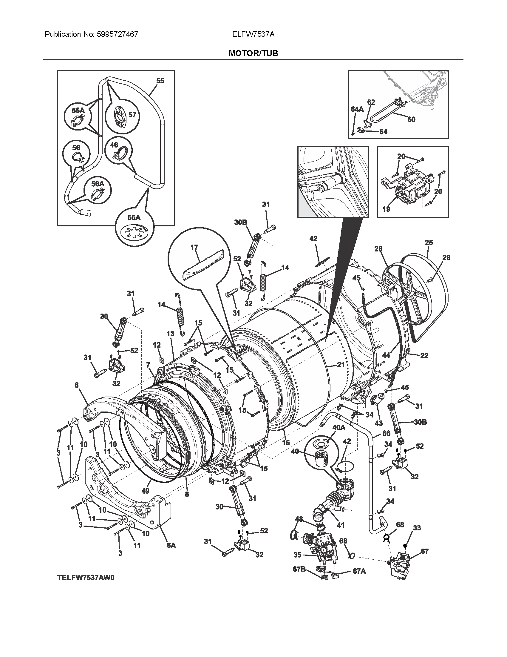 Motor/tub