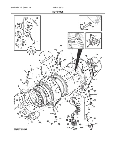 Motor/tub