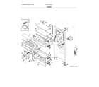 Frigidaire FPRU19F8WF1 cabinet diagram