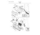 Frigidaire FPRU19F8WF1 system diagram