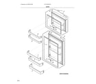 Frigidaire FFHT2045VW1 doors diagram