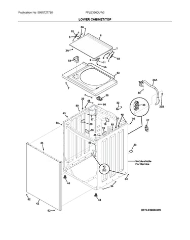 Lower cabinet/top