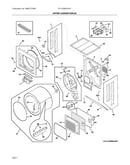 Upper cabinet/drum heater