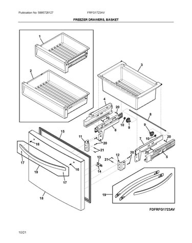 Freezer drawers,basket